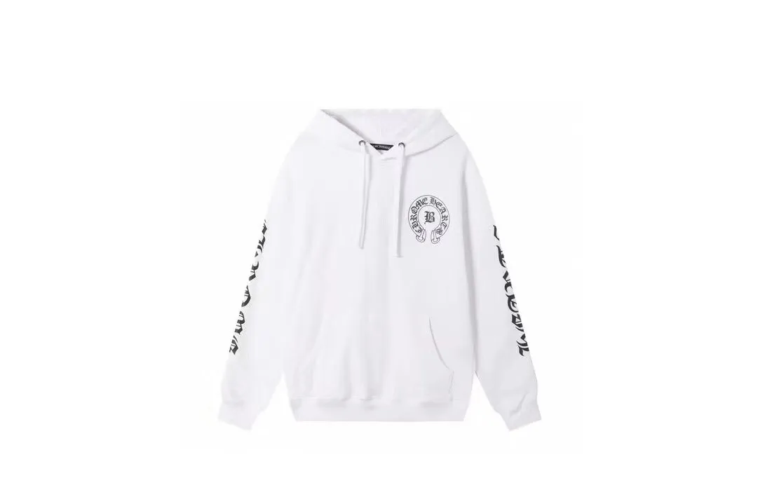 M03—P210 -Chrome Hearts/Chrome Hearts printed sweatshirt cardigan jacket -420 grams of high-density, high-quality wool, soft, delicate and skin-friendly, soft and silky to the touch, warm and skin-friendly -The hardware zipper accessories are all customized and full of details -Colour: black white -Size: S M L XL